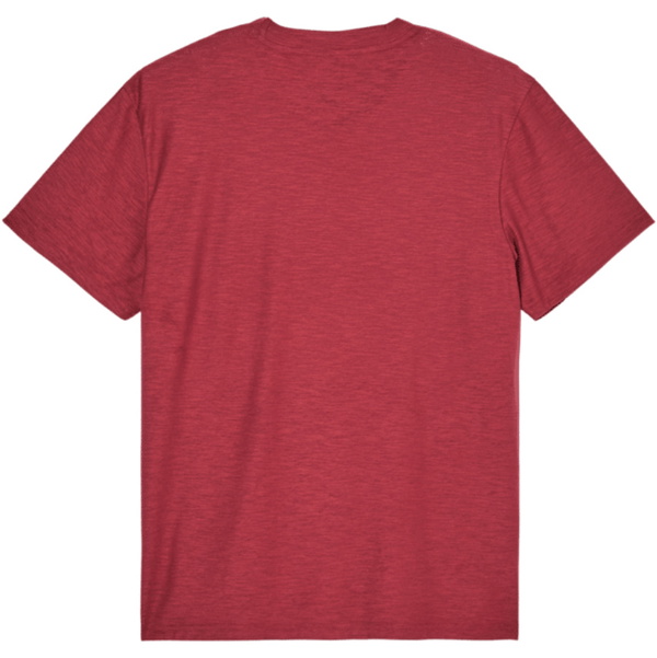 2026 Quiksilver Mens Slub Roundneck T-Shirt EQYKT04391 - Oxblood Red